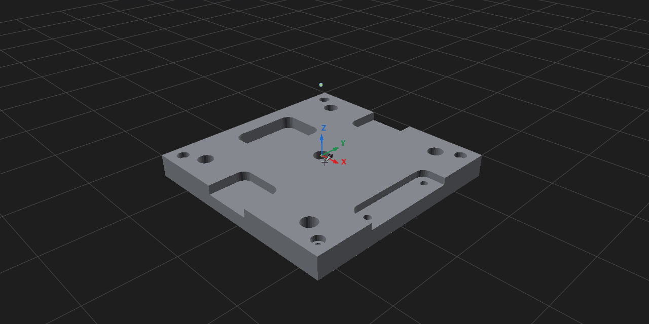 Milling toolpath in Easy G-Code Plot